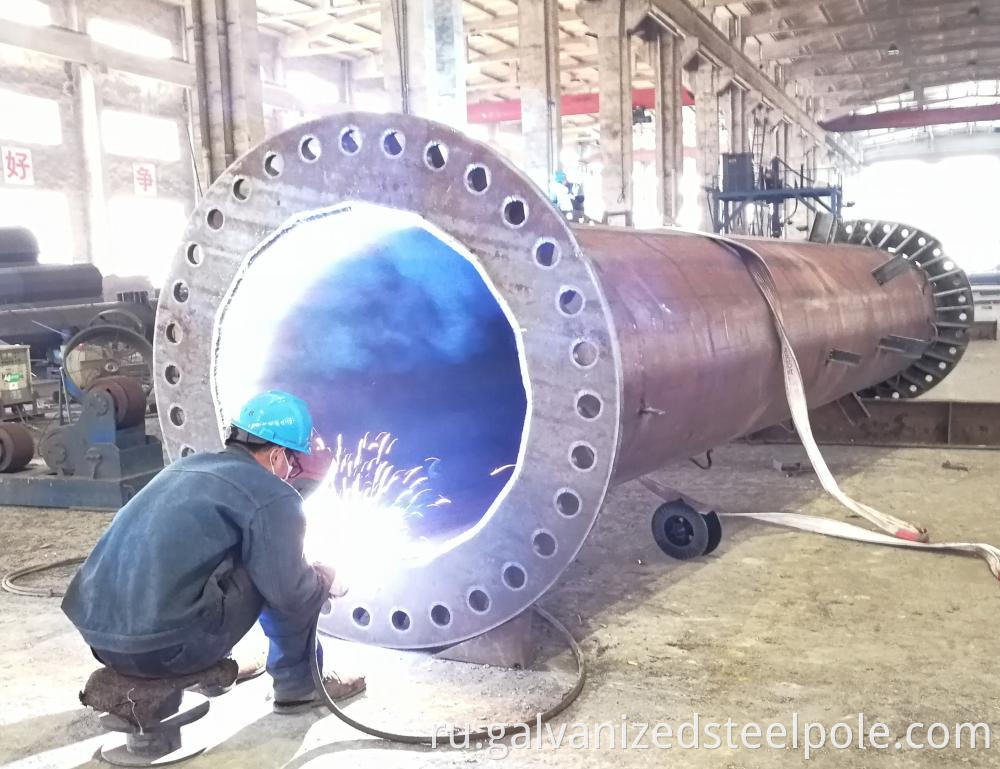 Polygonal Pole Welding